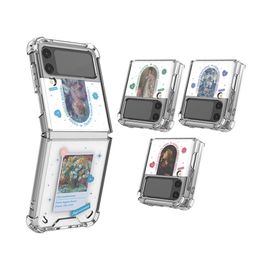[S2B] Alpha masterpiece Galaxy Z Flip 4 Soft TPU material transparent bulletproof reinforced case_ Made in KOREA